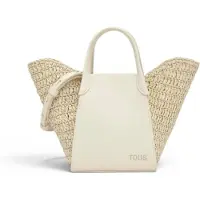 Tous for woman. 2002438901 Tulip Rafia beige carrycot bag (OSFA), Casual, Raffia