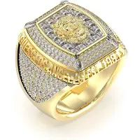 GUESS Lion King Pave Rengas