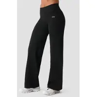 ICANIWILL Smooth Seamless Straight Trousers Black