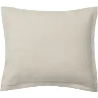 Garbo&Friends Hemstitched Linen Pillowcase, 50X70 Cm, Linen - Cream - 50X60CM