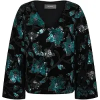 Mos Mosh Mmlizza Tinsel Blouse - Green - S