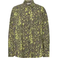 Mads nørgaard Colette Neu Shirt Aop - Green - 36