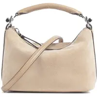 Ralph Lauren Suede Mini Blaike Shoulder Bag - Beige - ONE SIZE