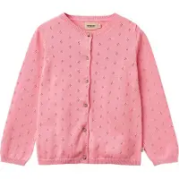 Wheat Knit Cardigan Maia Bubblegum Bubblegum 104 cm Vaaleanpunainen 104 cm Tytöt