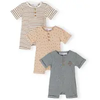 MINOTI Potkuhousut/body beige / harmaa / punainen