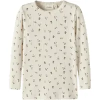 Lil´ Atelier Nmfgago Ls Slim Top Lil Noos - Cream - 98