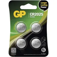 GP – CR2025 Lithium Coin, 4 Pack (B) (103181)