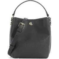 Lauren Accesorios for woman. 431969365001 Reese small leather crossbody bag black (OSFA), Casual