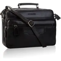 Betlewski TBS-322 MUSTA Miesten VINTAGE-laukku