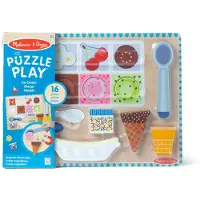 Melissa & Doug Magneettinen Palapeli & Leikkisetti Jäätelö 16