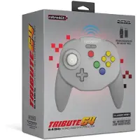 Nintendo 64 Tribute Langaton 2.4G Harmaa PC/MAC, Steam,