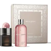 Molton Brown Delicious Rhubarb & Rose Fragrance Gift Set, EdP 100ml + Bath & Shower Gel 300ml