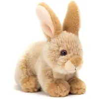 Teddy HERMANN® Sitting Rabbit Beige 18 Cm - Beige - ONE SIZE