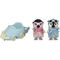 Sylvanian Families Figuurisetti Penguin Babies Ride ‘n Play