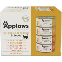 Applaws - Kissan märkäruoka Chicken Collection 12 x 70 g - Kissat - Kissanruoka - Märkäruoka