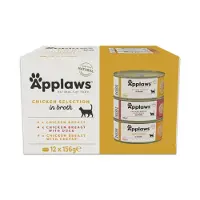 Applaws - Kissan märkäruoka Kana Selection liemessä 12x156 g - Kissat - Kissanruoka - Märkäruoka