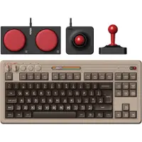 8Bitdo Retro Mechanical Keyboard - Langaton Näppäimistö ISO UK - C64 Edition