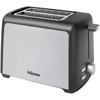 Tristar BR-1058 -leivänpaahdin, 2 viipaleita, musta/ruostumaton teräs