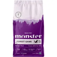 Monster ruoka Monster Dog Grain Free Forest Game Venison/Duck 12 kg koiran täysravinto