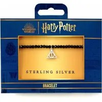 Ginza.se Carat Shop - Semi Precious Stone Bracelet with Sterling Silver Deathly Hallows Charm (HPCR0529)