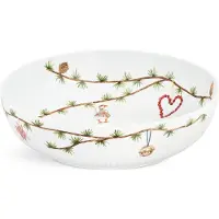 Kähler Hammershøi Christmas -kulho Ø 30 cm Valkoinen