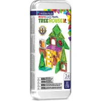 Magna-Tiles microMAGS Treehouse magneettinen matkasetti, 24 osaa