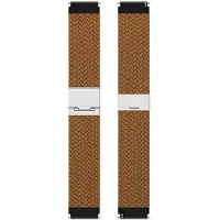 CaseOnline Punottu kellon ranneke OnePlus Watch Lite - Ruskea