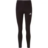 Adidas Urheiluhousut 'Essentials' tummanruskea / valkoinen