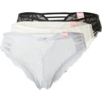 Hunkemoller 3-Pack Belle Brazilian R - Black - S