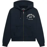 Superdry Athletic Essentials Relaxed Crop Kokovetoketjullinen Collegepaita