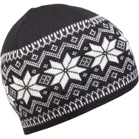 Dale of Norway Garmisch Hat Black/Offwhite/Dark Charcoal Pipot OneSize