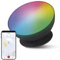 Emos Älykäs LED-pöytälamppu GoSmart RGB WW/CW musta