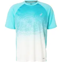 Asics Road Fade T-shirt Blue White, Size M
