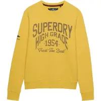 Superdry for man. M2014476A Coastal Relaxed sweatshirt yellow (L), Casual, Cotton