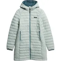 Superdry for woman. W5011972A Hood Fuji Lite Mid Padded Jacket blue (L), Casual, Nylon