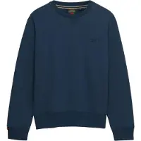 Superdry for man. M2013751A Essential Logo Crew navy sweatshirt (XL), Casual, Cotton