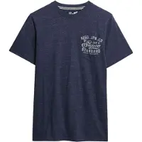 Superdry for man. M1012276A Relaxed Industrial T-shirt navy (XL), Casual, Cotton, Short sleeve