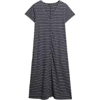 Superdry for woman. W8011860A Short sleeve midi knit dress navy (36), Casual, Cotton
