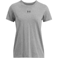 Under Armour Toiminnallinen paita 'Rival Core' meleerattu harmaa / musta