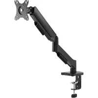 Deltaco 17-32" Monitor Desk Mount, näyttövarsi pöydälle, musta