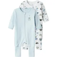 Name it Yöpuku - Noos - NbmNightsuit - 2 kpl - Baby Blue - - 50 - Yöpuvut