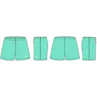Nike SWIM Essential Lap 4" Volley Short - Blue - 140-150
