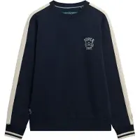 Superdry for man. M2014281A Athletic Club Crew Sweatshirt navy (XL), Casual, Cotton