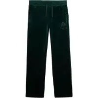 Superdry for woman. W7011223A Jogger Country Club Velour green Jogger Trouser (L), Casual, Polyester