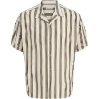 Jack & Jones Paita 'JJEJeff' kerma / ruskea / musta