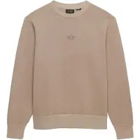 Superdry for man. M2014441A Micro Logo Crew Sweatshirt beige (L), Casual, Cotton