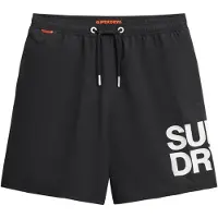 Superdry for man. M3010247A 43.2 cm swimming costume with logo Sportswear black (XXL), Beachwear, Recycled Polister, Sustainable