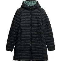 Superdry for woman. W5011972A Hood Fuji Lite Mid Padded Jacket black (S), Casual, Nylon