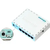 Mikrotik RB750GR3 langallinen reititin Gigabitti Ethernet Turkoosi, Valkoinen (RB750GR3)