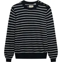 Superdry for woman. W6110707A Essential navy jumper (M), Casual, Viscose